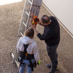 Lavoro in quota e utilizzo di scale portatili formazione Siria