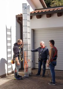 Lavoro in quota e utilizzo di scale portatili formazione Siria